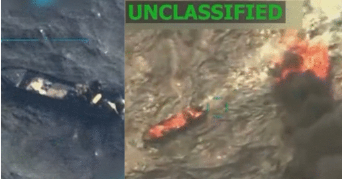 WATCH: President Trump Posts Video of Another Drug Boat Getting SMOKED, Warns, “IF YOU ARE TRANSPORTING DRUGS THAT CAN KILL AMERICANS, WE ARE HUNTING YOU!”